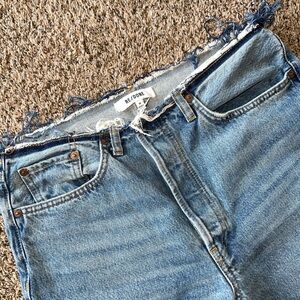 Re/Done Light Blue Women Jeans